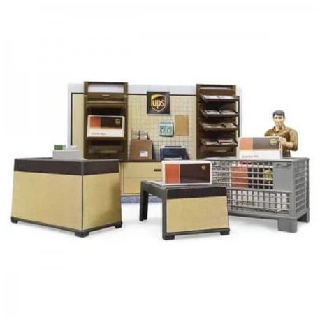 Bruder set sa figurama UPS paketi