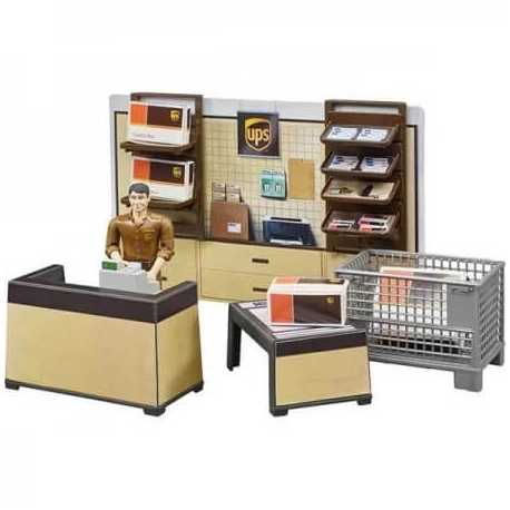 Bruder set sa figurama UPS paketi