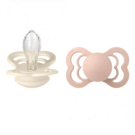 BIBS varalica Supreme silicon Blush&amp;Ivory 6-18m