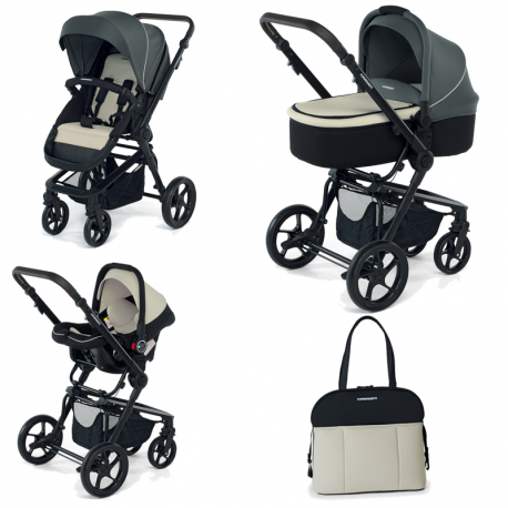 Foppapedretti kolica 3Chic Travel System Grey