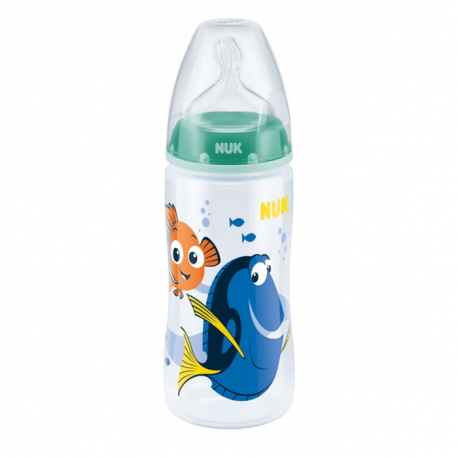 Nuk plastična flaica silikon 6-18 m Dory