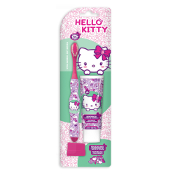 Hello Kitty četkica i pasta Set Jagoda