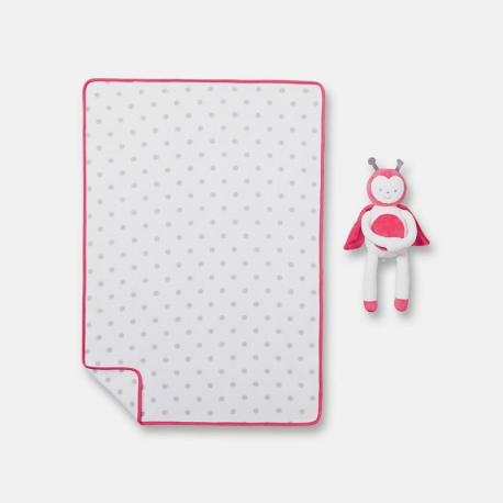 OB Cebe sa igrackom Bubamara-E18/ DOUDOU COUVERTURE COCCINELLE