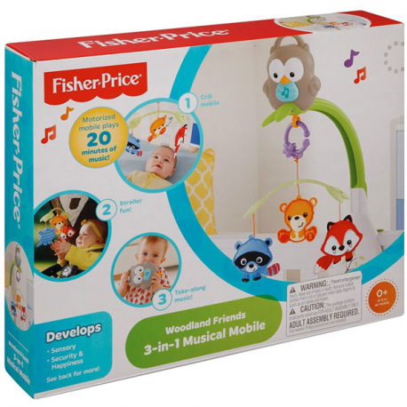 Fisher Price muzička vrteka 3u1 Sova