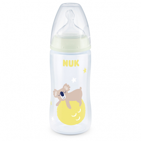 Nuk flasica plasticna silikon 300ml S2 Dark&amp;Clow 741142