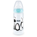 Nuk flasica FC silikon 300ml 6-18m Monohrome sa indikatorom temp