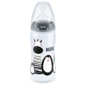 Nuk flasica FC silikon 300ml 6-18m Monohrome sa indikatorom temp