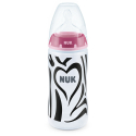 Nuk flasica FC silikon 300ml 6-18m Monohrome sa indikatorom temp