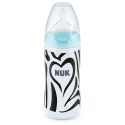 Nuk flasica FC silikon 300ml 6-18m Monohrome sa indikatorom temp