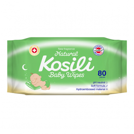 Kosili vlane maramice All Natural 80kom