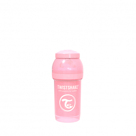 Twistshake anti-colic flaica Pastel Pink 180ml