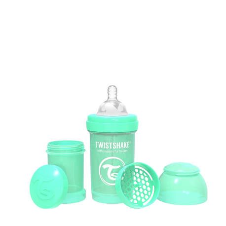 Twistshake anti-colic flaica Pastel Green 180ml