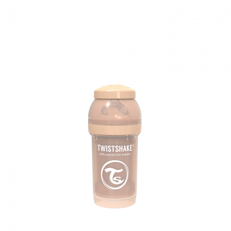 Twistshake anti-colic flaica Pastel Beige 180ml