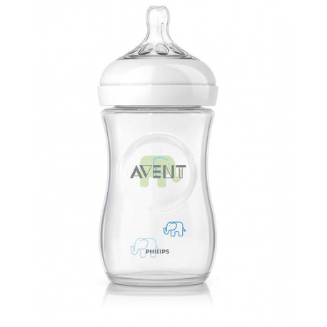 Avent flaica Natural Slon 260ml Blue/Green