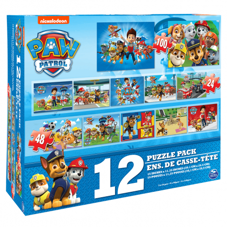 Paw Patrol veliki set 12 Puzzle