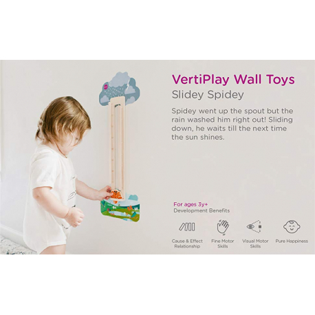 Oribel edukativna igračka Vertiplay Slidey Spidey