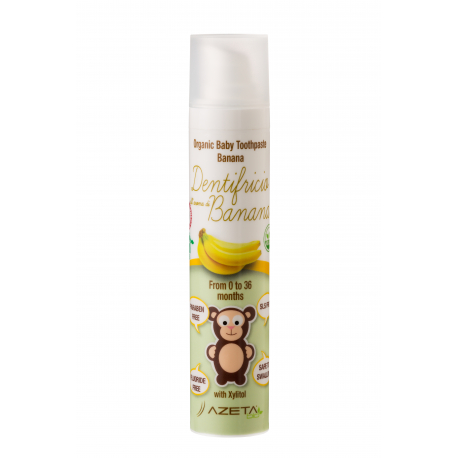 AzetaBio organska zubna pasta Banana 0-36m