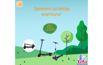 Pogledajte akcije ....na trotinete do -25%